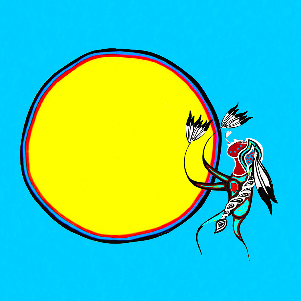 Anishinaabe Woodland Art print Sun Dancer