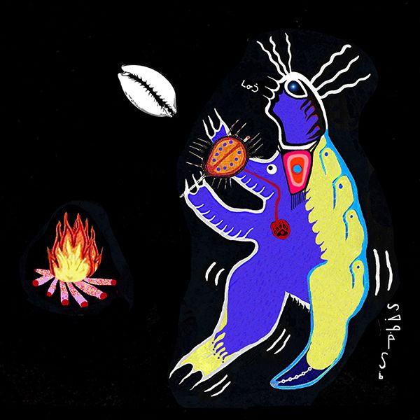 Anishinaabe Bear Healer art print